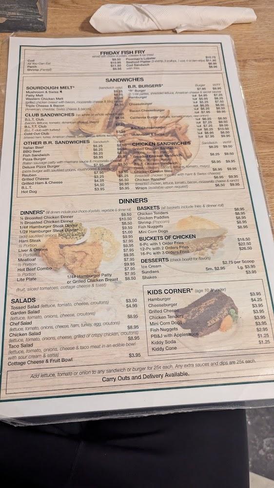 B R Diner LLC Menu image 1