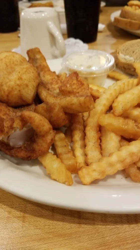 Perch Dinner with Fries